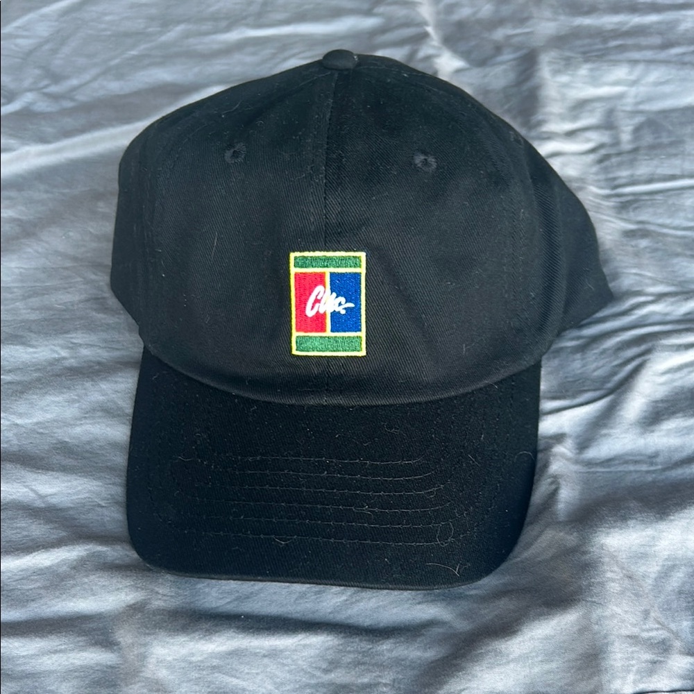 Black Cap with Colorful Logo